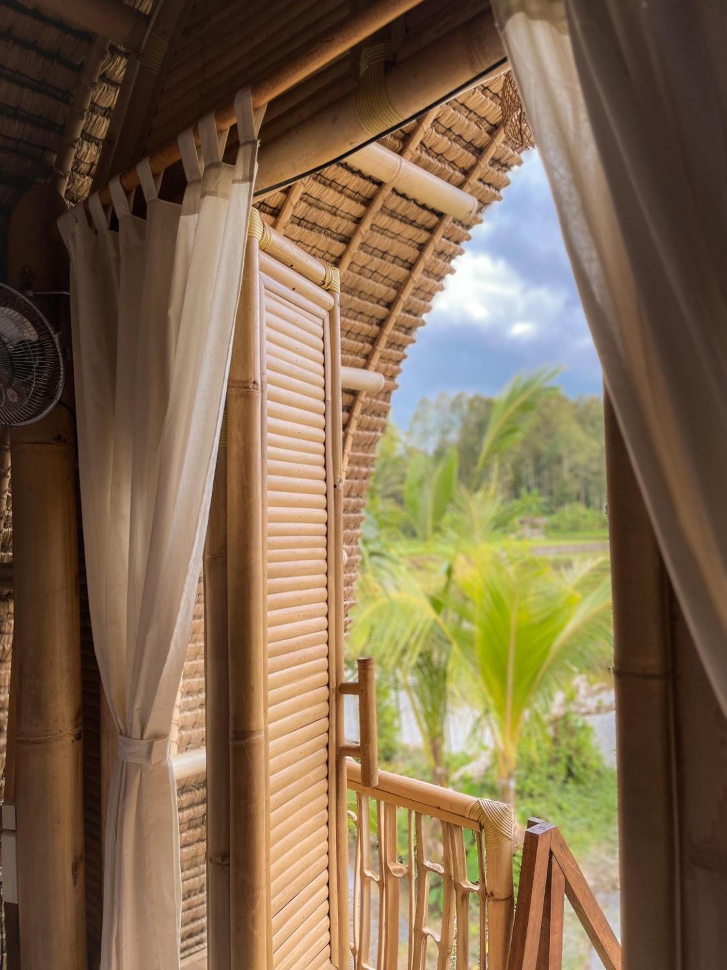 Kawig Bamboo House - Ricefield View, Eco Bamboo Home Tampaksiring Экстерьер фото