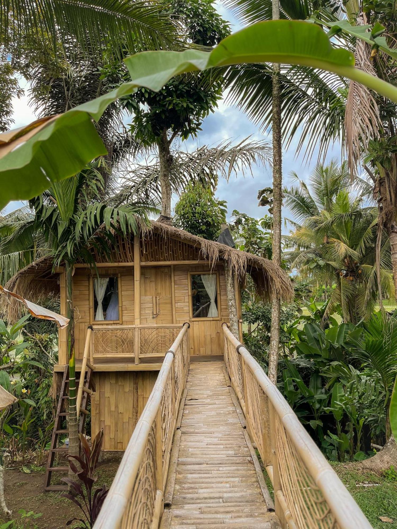 Kawig Bamboo House - Ricefield View, Eco Bamboo Home Tampaksiring Экстерьер фото