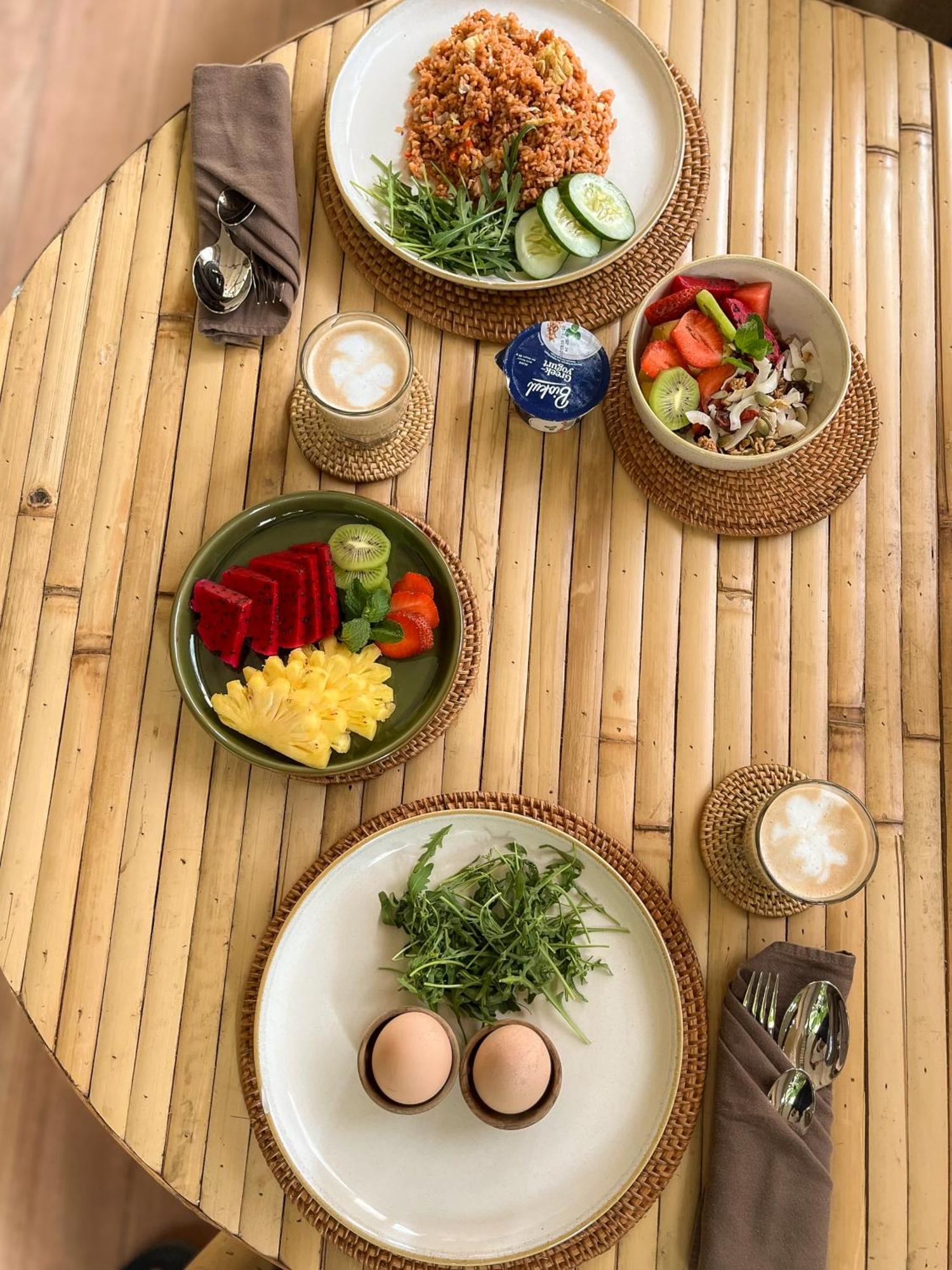 Kawig Bamboo House - Ricefield View, Eco Bamboo Home Tampaksiring Экстерьер фото